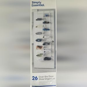 Over the Door Shoe Organizer - 26 Pockets